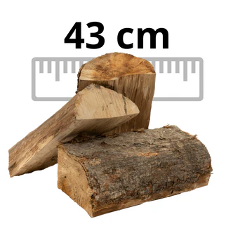 Volle pallet essen haardhout | 43cm - Afbeelding 2