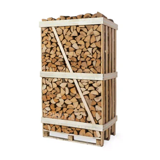 Volle pallet essen haardhout 25cm | Grof gekloofd
