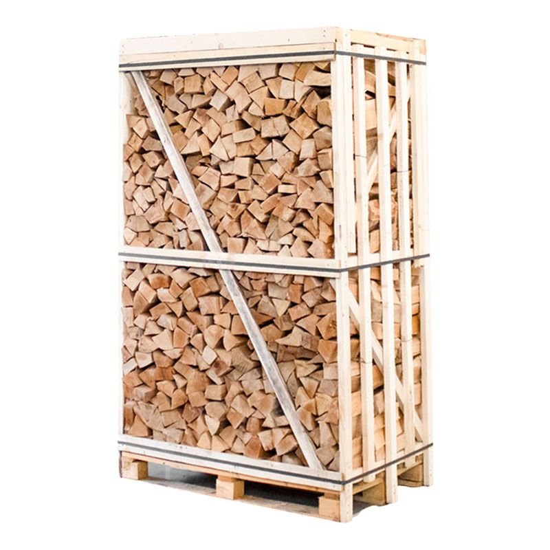 Volle pallet beuken haardhout zonder schors 25cm