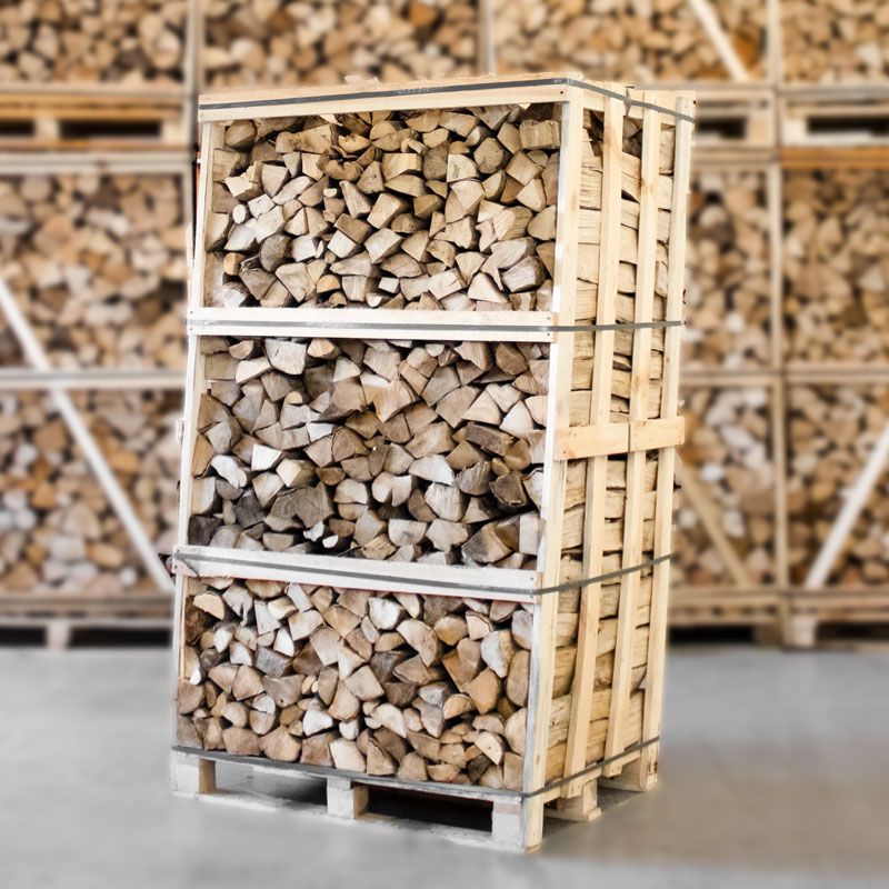 Volle pallet droog haagbeuk brandhout 25cm - Afbeelding 2